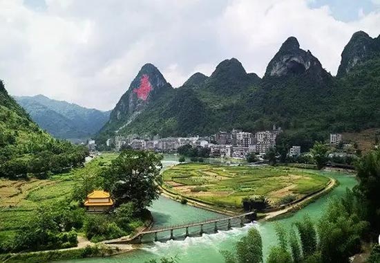 廣西巴馬縣一景