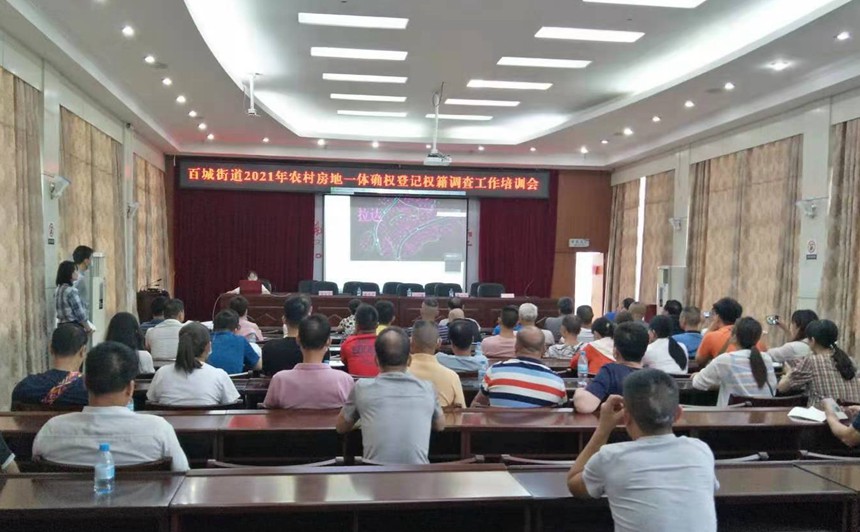 右江區(qū)到街道辦召開培訓會
