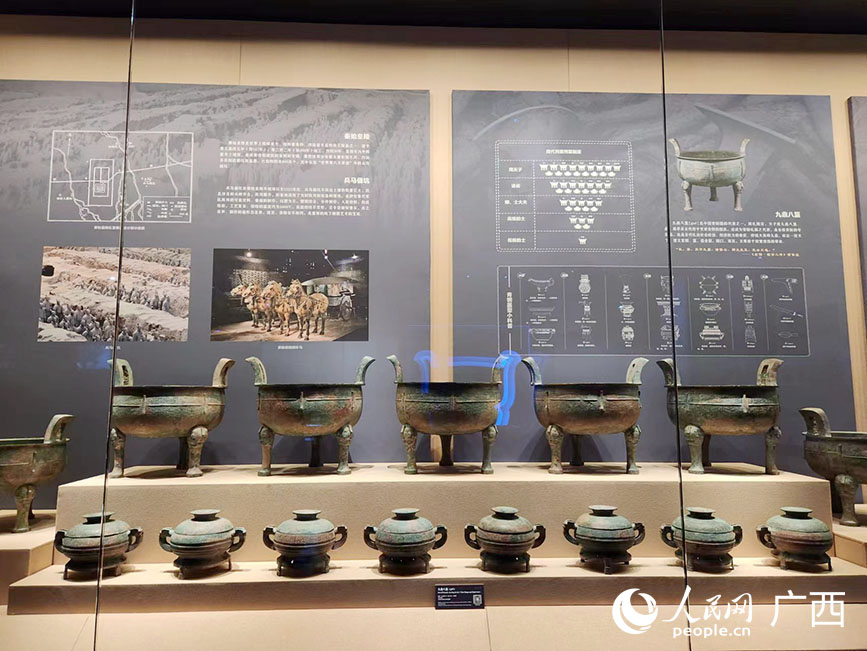 展覽展出的文物。人民網(wǎng)記者 黃子婧攝