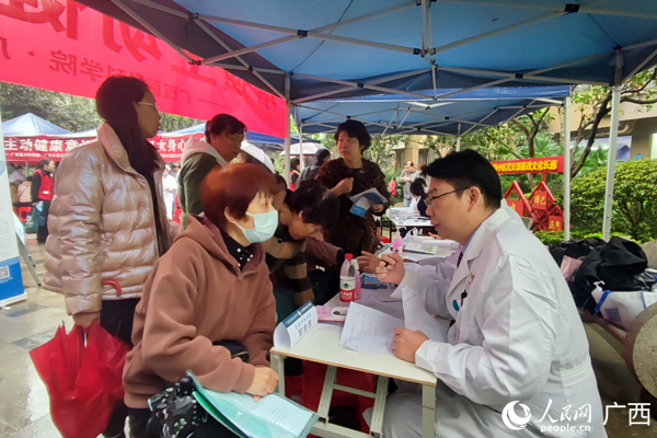 義診活動(dòng)現(xiàn)場。人民網(wǎng)記者 王勇攝