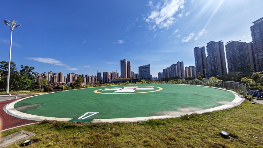 廣西醫(yī)科大學(xué)附屬腫瘤醫(yī)院五象院區(qū)直升機(jī)場