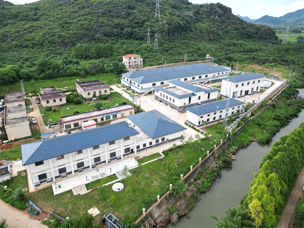 賀州市旺高工業(yè)區(qū)水廠及管網(wǎng)擴(kuò)建工程廠區(qū)現(xiàn)狀圖。劉錄猛攝