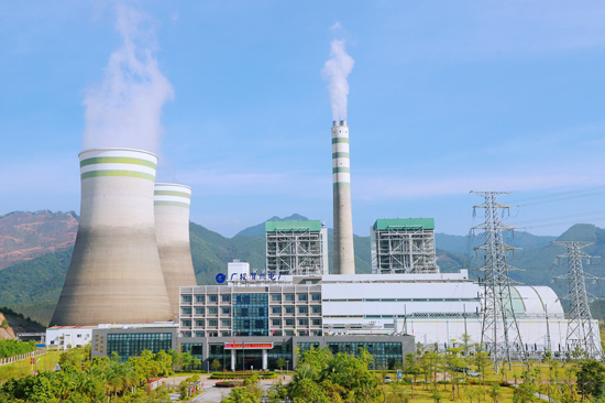 廣投賀州電廠全貌。佘亞麗攝