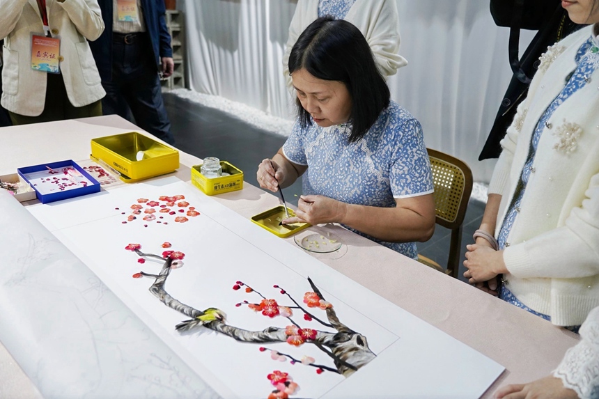 羽毛畫(huà)制作