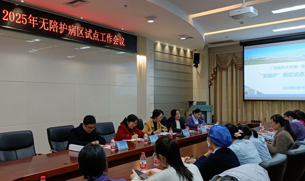 啟動(dòng)工作會(huì)議現(xiàn)場(chǎng)。廣西醫(yī)科大學(xué)第一附屬醫(yī)院供圖