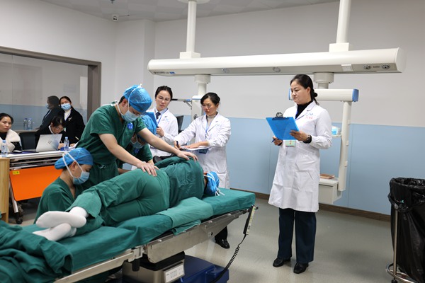 圖為比賽現(xiàn)場(chǎng)。河池市人民醫(yī)院供圖