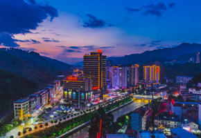 田林夜景一角